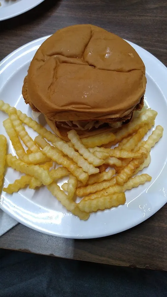 Hamburger and Fries
